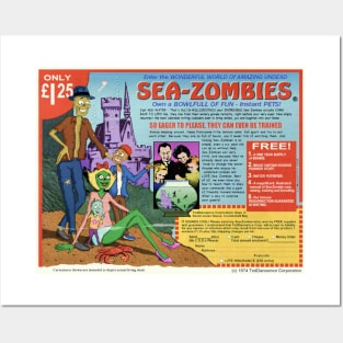 Sea-Zombies. Posters and Art